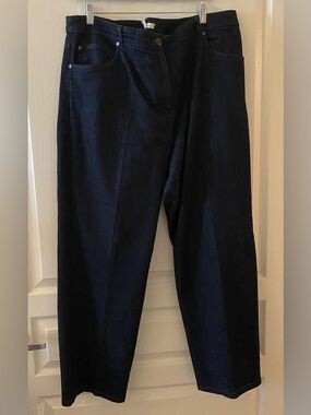 EILEEN FISHER Dark Wash Bootcut Jeans - 1X